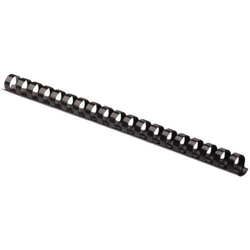 Fellowes 52325 Plastic Binding Combs - 0.5&#034; - 100pk - Black