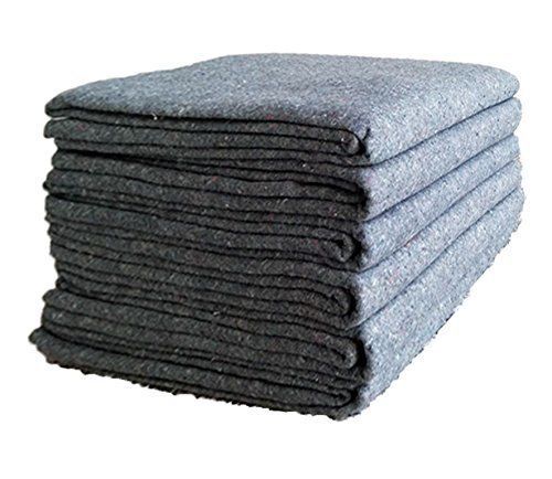 Uboxes textile moving blankets (12 pack) professional quality moving skins 54... for sale
