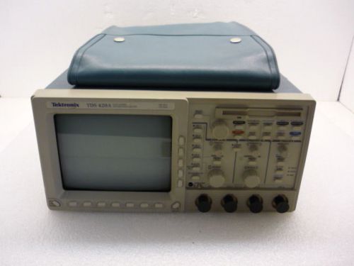 Tektronix TDS420A 4 Channel Digital Oscilloscope with Options 05 1F with Pouch