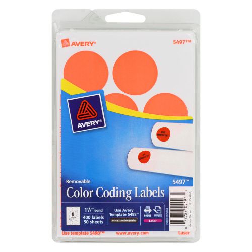 Avery Removable Color Coding Labels 5497