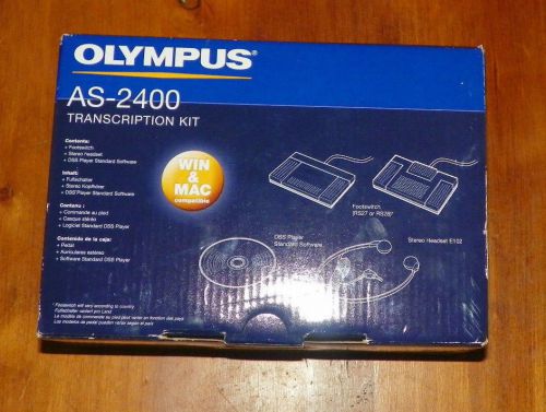 Olympus AS-2400 Transcription Kit *NEW IN BOX*