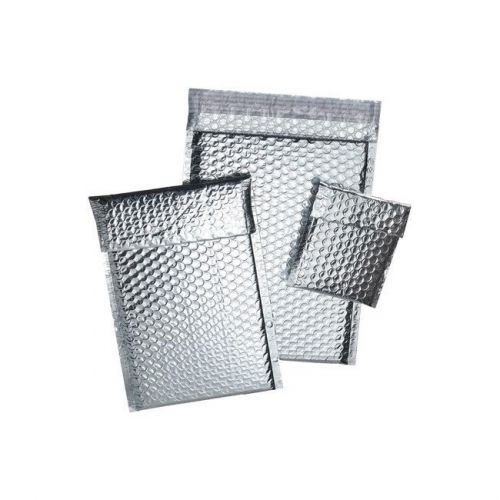 &#034;Cool Shield Bubble Mailers, 8&#034;&#034;x11&#034;&#034;, Silver, 100/Case&#034;