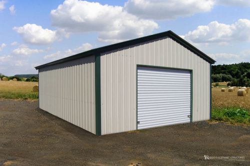 Metal Garage Building - 18&#039; x 21&#039; x 8&#039; for $4260