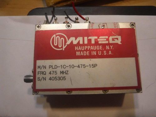 Miteq Phase locked Oscillator 475MHz , very low phase noise