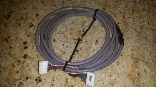 WHELEN REMOTE HEAD CENCOM CONTROL CABLE USED 8 FOOT GOLD RED