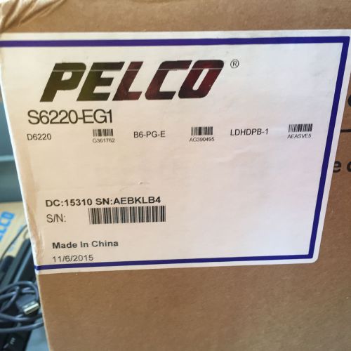 PELCO | S6220-EG1 | Spectra Camera, Enhanced 1080P, 20x, New in Box