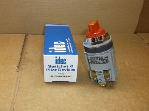ASLD29920DN-A-24V IDEC NEW In Box 30MM TWTD Amber Selector PB ASLD29920DNA24V