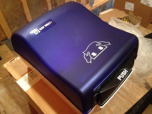NOS Bay West Silhouette OptiServ Hands Free Paper Towel Dispenser - Blue 86550