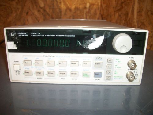 Hewlett Packard 33120A 15MHz Function/Arbitrary Waveform Generator