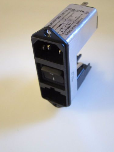 Schurter, cd 64.1101.15 power entry module, pan mtg. iec connector, fuse, filter for sale