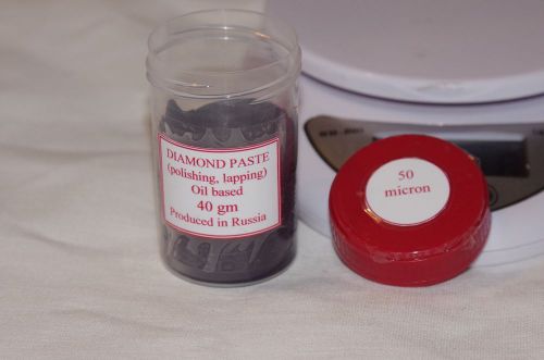 Diamond polishing and lapping paste 50.0 micron 40 gram for sale