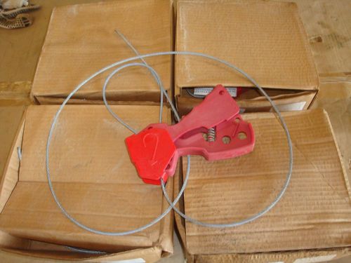 (4) BRADY 65318 CABLE LOCKOUT DEVICES-UNUSED