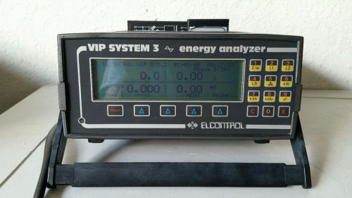 ELEONTROL VIP SYSTEM 3 ENERGY ANALYZER WITH CLAMPS