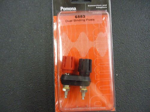 POMONA, 565-6883, BINDING POST, DUAL, 30A BLK/RED, BRAND NEW!
