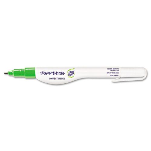 &#034;Liquid Paper Correction Pen, 7 Ml, White, 2/pack&#034;