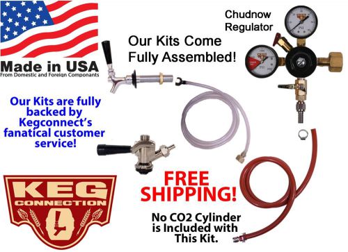 1 tap kegerator standard conversion kit w/beer shank and faucet (ck2100s-ebay) for sale