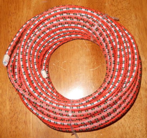 5/16&#034; x 50&#039; Orange White &amp; Green  MFP Cover Bungee / Shock Cord / Made USA!