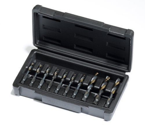 Champion DT22HEX-SET10 Combination Drill and Tap Set, 10-Piece