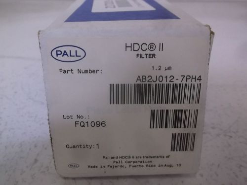 PALL AB2J012-7PH4 HDC II FILTER *NEW IN A BOX*