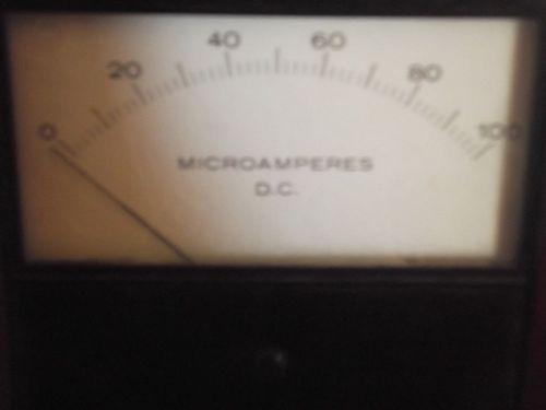 used d.c microamperes 0-100