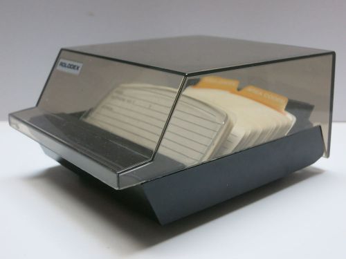 Vintage Retro Rolodex S-310C File Index Cards USA with area codes cards