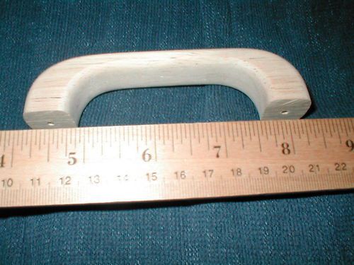 Solid hardwood handle drawer pull 4-1/2&#034; wide new for sale