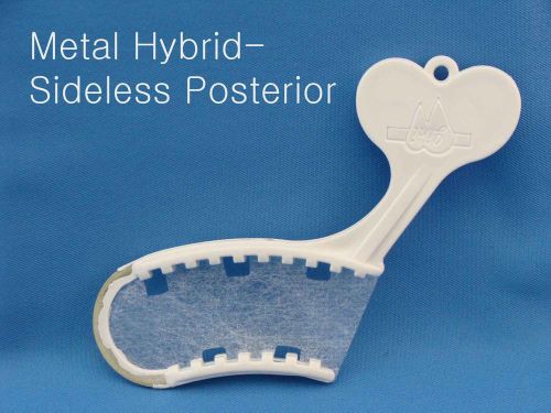 Impression Metal Hybrid BITE TRAYS (Sideless Posterior) - 50 PIECES_MP2SP