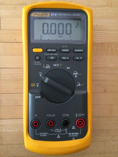 Fluke 87V Industrial True-RMS Multimeter And Leads In Great Working Condition