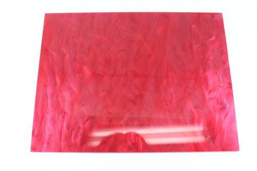 Red Marble Acrylic Plexiglass Sheet 12&#034;x9&#034;x.125&#034;