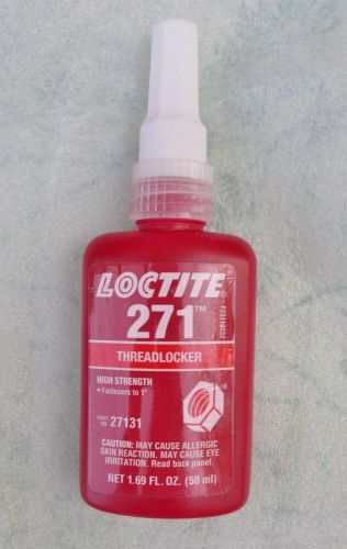 1.69 oz 50ml new loctite 271 27131 threadlocker high strength fasteners to 1&#034; for sale
