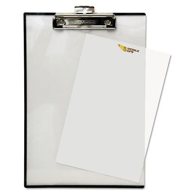 Quick Reference Clipboard, 1/2&#034; Capacity, 8 1/2 x 11, Clear, Sold as 1 Each