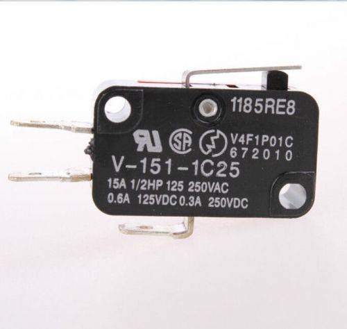 Ebay 10pcs Good V-151-1C25 Momentary Limit Micro Switch SPDT Snap Action Switch