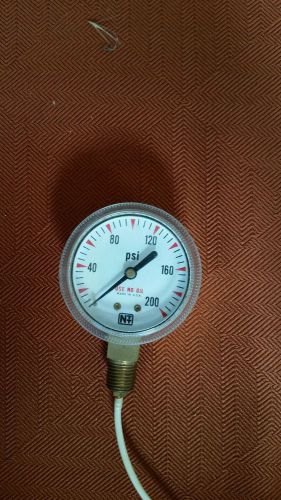 Made in USA pressure gauge 200 PSI