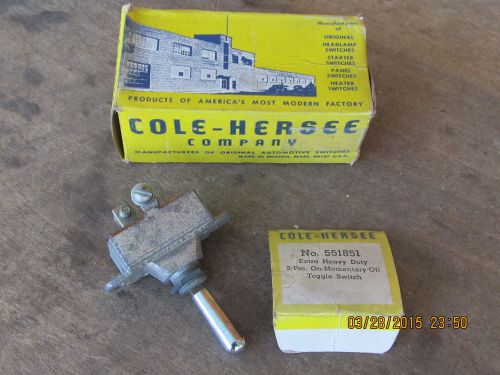 Cole Hersee 551851 Toggle Switch SPST On-Momentary Off NIB