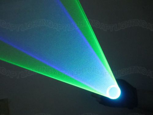 445nm Blue+532nm Green Laser Gloves Vortex Effect lighting Chargeable Left-hand