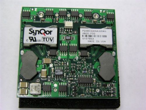 1 SynQor PQ48033HNA30NKS 48V IN  3.3V 30A Out Half-Brick DC/DC Converters
