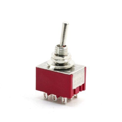 Ac250v 2a ac125v 5a 9 pin 2 position on/on 3pdt toggle switch for sale