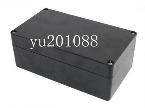 black DIY Waterproof Plastic Project Box Electronic Instrument Case 200x120x75mm