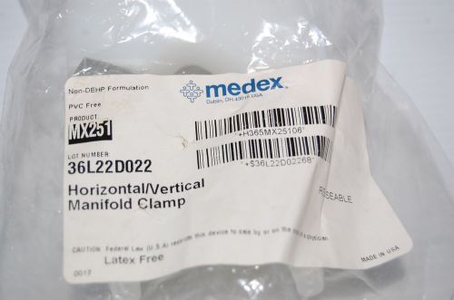 MEDFUSION MEDEX HORIZONTAL/VERTICAL MANIFOLD CLAMP NEW         #12264