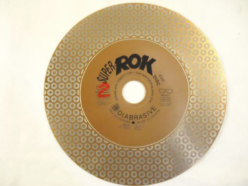 Diamond Disc Super-ROK by Diabrasive, Abrasive Technology, 7”, 400 Grit.