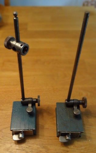 2 Brown &amp; Sharpe 7743 Magnetic Indicator Base Stands. Work perfect.