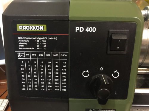 Proxxon pd 400 mini engine lathe for sale