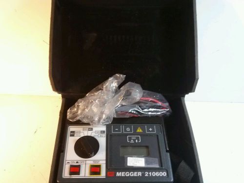 Megger Extended Range Digital Analog insulation and Continuity Tester