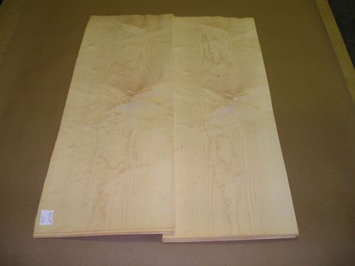 Birdseye Maple Wood Veneer. 9.5 x 25, 20 Sheets.