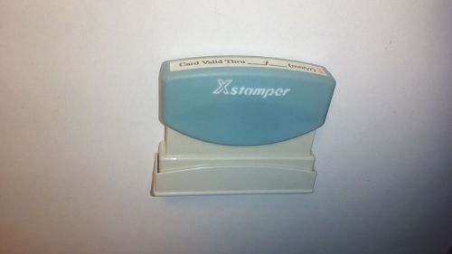 Xstamper card valid stamp