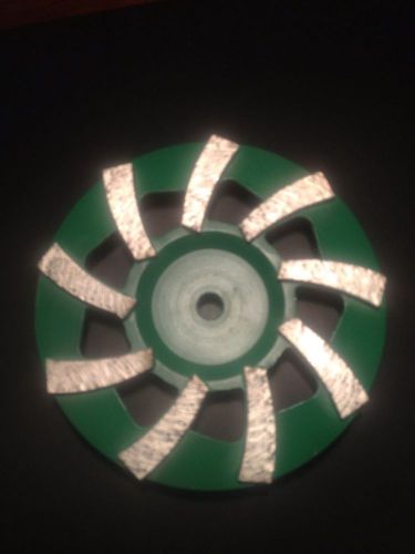 7 Inch Diamond Spiral Turbo Cup Wheel for Concrete: Bore 5/8&#034;11  Auction