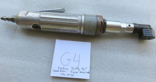 G4- dotco pneumatic air drill 3200 rpm 90 degree angle 1/4&#034; thread jiffy head for sale