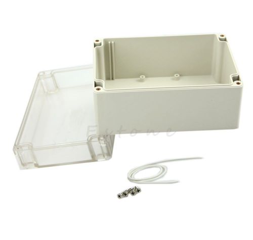 Waterproof 160x110x90mm Clear Plastic Electronic Project Box Enclosure CASE