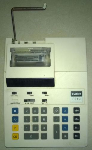 Canon P21-DIII calculator