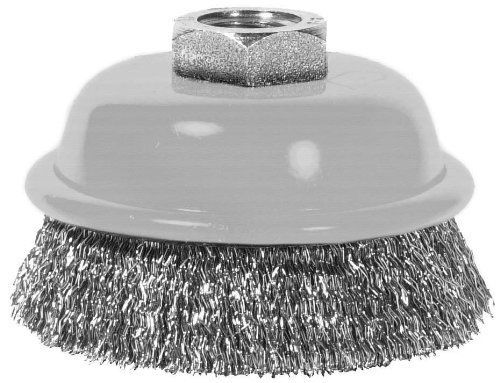 Century Drill and Tool 76031 Crimped Angle Grinder Cup Brush, 3-Inch